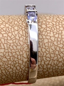 *Кольцо р.17,5 Танзанит цв Белое арт. 13540-204-768 (вес 1,58 г) - фото 331237 *Кольцо р.17,5 Танзанит цв Белое арт. 13540-204-768 (вес 1,58 г) - фото 331237