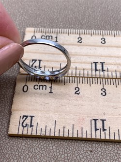 *Кольцо р.17,5 Танзанит цв Белое арт. 13540-204-768 (вес 1,58 г) - фото 331240 *Кольцо р.17,5 Танзанит цв Белое арт. 13540-204-768 (вес 1,58 г) - фото 331240