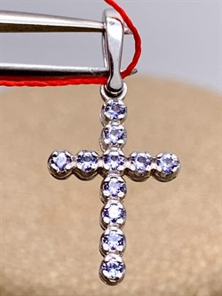 *Подвеска Танзанит цв Белое арт. 3246-204-721 (вес 0,91 г) - фото 331254 *Подвеска Танзанит цв Белое арт. 3246-204-721 (вес 0,91 г) - фото 331254