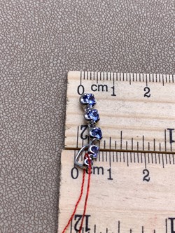 *Подвеска Танзанит цв Белое арт. 3503-204-404 (вес 1,45 г) - фото 331284 *Подвеска Танзанит цв Белое арт. 3503-204-404 (вес 1,45 г) - фото 331284