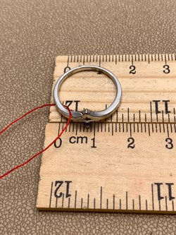 *Кольцо р.17 Танзанит цв Белое арт. 14188-204-376 (вес 1,77 г) - фото 331296