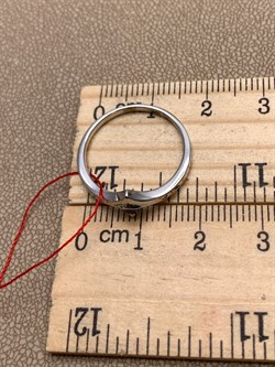 *Кольцо р.17,5 Танзанит цв Белое арт. 14188-204-201 (вес 1,65 г) - фото 331308