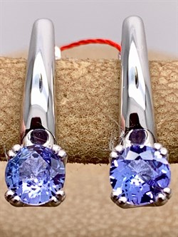 *Серьги Танзанит цв Белое арт. 21846-204-409 (вес около 3,23 г) - фото 331311 *Серьги Танзанит цв Белое арт. 21846-204-409 (вес около 3,23 г) - фото 331311