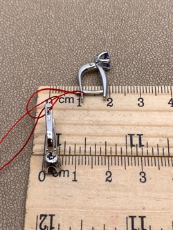 *Серьги Танзанит цв Белое арт. 21846-204-409 (вес около 3,23 г) - фото 331316 *Серьги Танзанит цв Белое арт. 21846-204-409 (вес около 3,23 г) - фото 331316