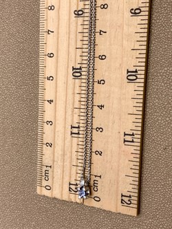 *Колье р.45 Танзанит цв Белое арт. 63572-204-748 (вес 2,56 г) - фото 331368 *Колье р.45 Танзанит цв Белое арт. 63572-204-748 (вес 2,56 г) - фото 331368