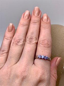 *Кольцо р.18,5 Танзанит цв Белое арт. 11130-204-228 (вес 2,1 г) - фото 331388 *Кольцо р.18,5 Танзанит цв Белое арт. 11130-204-228 (вес 2,1 г) - фото 331388