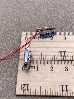 *Серьги Танзанит цв Белое арт. 21130-204-350 (вес 3,17 г) - фото 331406 *Серьги Танзанит цв Белое арт. 21130-204-350 (вес 3,17 г) - фото 331406