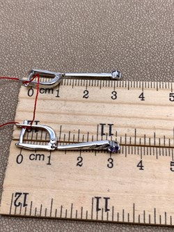 *Серьги Танзанит цв Белое арт. 23325-204-147 (вес 2,83 г) - фото 331431 *Серьги Танзанит цв Белое арт. 23325-204-147 (вес 2,83 г) - фото 331431