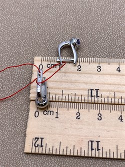 *Серьги Танзанит цв Белое арт. 23030-204-417 (вес 2,91 г) - фото 331436 *Серьги Танзанит цв Белое арт. 23030-204-417 (вес 2,91 г) - фото 331436