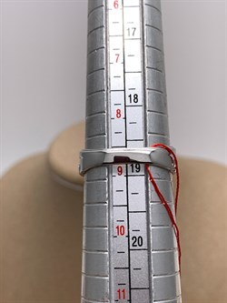 *Кольцо р.19 Танзанит цв Белое арт. 13795-204-593 (вес 2,57 г) - фото 331461