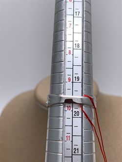 *Кольцо р.19,5 Танзанит цв Белое арт. 13795-204-188 (вес 2,48 г) - фото 331472