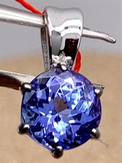 *Подвеска Танзанит цв Белое арт. 3416-204-166 (вес 0,85 г) - фото 331484 *Подвеска Танзанит цв Белое арт. 3416-204-166 (вес 0,85 г) - фото 331484