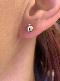 *Серьги Пусеты Белый Бр цв Красное, белое арт. 24172-100-203, (вес 4,26 г) - фото 331555 *Серьги Пусеты Белый Бр цв Красное, белое арт. 24172-100-203, (вес 4,26 г) - фото 331555