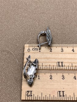 *Серьги Марказит арт. HE1618-860 Вес 6,76 г - фото 331577 *Серьги Марказит арт. HE1618-860 Вес 6,76 г - фото 331577