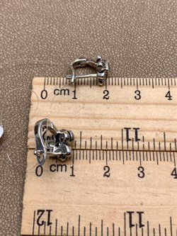 *Серьги Микс Марказит Голубой Топаз арт. HE1617-966 вес 3,34 г - фото 331631 *Серьги Микс Марказит Голубой Топаз арт. HE1617-966 вес 3,34 г - фото 331631