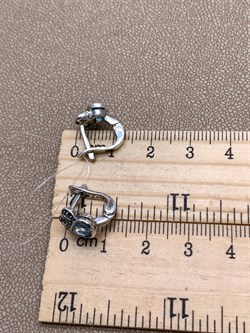 *Серьги Микс Марказит Голубой Топаз арт. HE1617-966 вес 3,34 г - фото 331632 *Серьги Микс Марказит Голубой Топаз арт. HE1617-966 вес 3,34 г - фото 331632