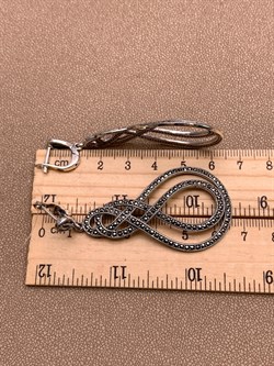 *Серьги Бесконечность Марказит арт. HE1281-792 Вес 15,53 г - фото 331768 *Серьги Бесконечность Марказит арт. HE1281-792 Вес 15,53 г - фото 331768