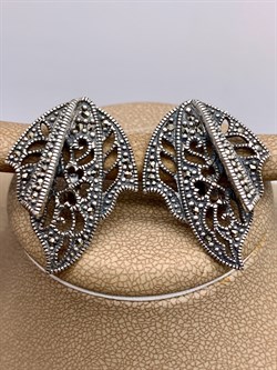 *Серьги Марказит арт. С 137-778 Вес 12 г - фото 331777 *Серьги Марказит арт. С 137-778 Вес 12 г - фото 331777