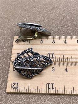 *Серьги Марказит арт. С 137-778 Вес 12 г - фото 331783 *Серьги Марказит арт. С 137-778 Вес 12 г - фото 331783