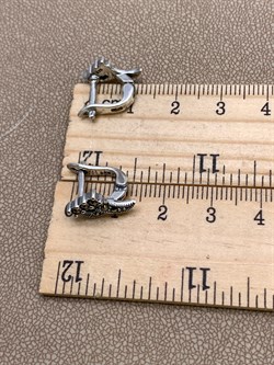 *Серьги Марказит арт. HE0446-164 Вес 3,43 г - фото 331805 *Серьги Марказит арт. HE0446-164 Вес 3,43 г - фото 331805