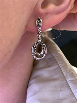 *Серьги Марказит арт. HE1600-945 Вес 5,81 г - фото 331938 *Серьги Марказит арт. HE1600-945 Вес 5,81 г - фото 331938