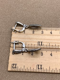 *Серьги Марказит арт. HE1600-945 Вес 5,81 г - фото 331941 *Серьги Марказит арт. HE1600-945 Вес 5,81 г - фото 331941