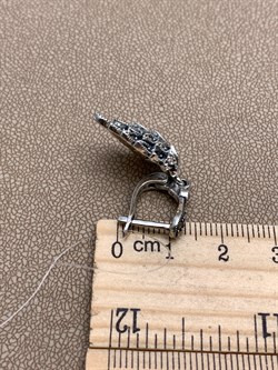 *Серьги Марказит арт. HE1592-938 Вес 8,58 г - фото 332023 *Серьги Марказит арт. HE1592-938 Вес 8,58 г - фото 332023