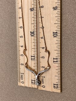 *Колье р.45 Белый Бр цв Красное арт. 6031-100-144 (вес 6,84 г) - фото 332129 *Колье р.45 Белый Бр цв Красное арт. 6031-100-144 (вес 6,84 г) - фото 332129