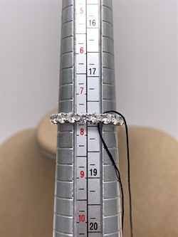 *Кольцо р.18 Белый Фианит арт. 01-1766/00КЦ-00-558 вес 2,51 г - фото 332161 *Кольцо р.18 Белый Фианит арт. 01-1766/00КЦ-00-558 вес 2,51 г - фото 332161