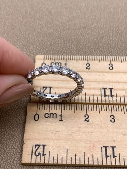 *Кольцо р.18 Белый Фианит арт. 01-1766/00КЦ-00-558 вес 2,51 г - фото 332165 *Кольцо р.18 Белый Фианит арт. 01-1766/00КЦ-00-558 вес 2,51 г - фото 332165