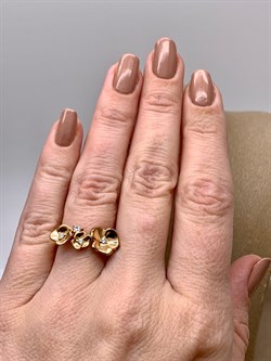 *Кольцо р.15,5 Белый Фианит арт. 01-1667/00КЦ-06-004 вес 2,19 г - фото 332281