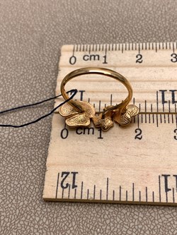 *Кольцо р.15,5 Белый Фианит арт. 01-1667/00КЦ-06-004 вес 2,19 г - фото 332282