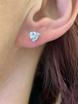 *Серьги Пусеты Трансформеры Белый Фианит арт. 02-0786/00КЦ-00-456 вес 4,57 г - фото 332294 *Серьги Пусеты Трансформеры Белый Фианит арт. 02-0786/00КЦ-00-456 вес 4,57 г - фото 332294