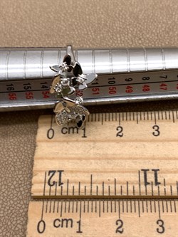 *Кольцо р.17 Бабочки Белый Фианит арт. 01-1714/00КЦ-00-596 вес 2,69 г - фото 332324 *Кольцо р.17 Бабочки Белый Фианит арт. 01-1714/00КЦ-00-596 вес 2,69 г - фото 332324