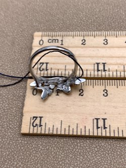 *Кольцо р.17 Бабочки Белый Фианит арт. 01-1714/00КЦ-00-596 вес 2,69 г - фото 332330 *Кольцо р.17 Бабочки Белый Фианит арт. 01-1714/00КЦ-00-596 вес 2,69 г - фото 332330