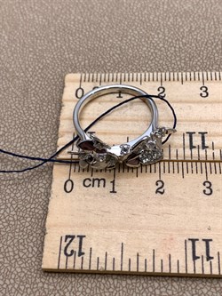 *Кольцо р.17 Бабочки Белый Фианит арт. 01-1714/00КЦ-00-596 вес 2,69 г - фото 332331 *Кольцо р.17 Бабочки Белый Фианит арт. 01-1714/00КЦ-00-596 вес 2,69 г - фото 332331