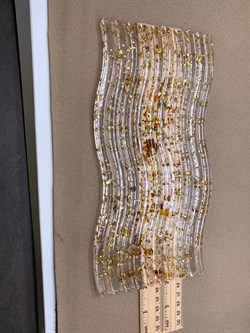 Поднос р.25-11 Янтарь Золотая поталь арт 250407 вес 218,09 гр - фото 332400