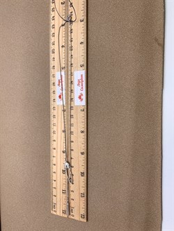 *Колье р.40 Булавка Белый Фианит арт. 06-1728/00КЦ-00-401 вес 2,62 г - фото 332408