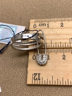 *Кольцо р.18 Белый Фианит арт. 01-1728/00КЦ-00-594 вес 3,63 г - фото 332415 *Кольцо р.18 Белый Фианит арт. 01-1728/00КЦ-00-594 вес 3,63 г - фото 332415