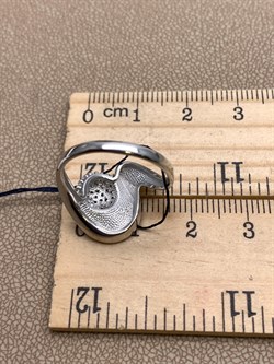 *Кольцо р.17,5 Белый Фианит арт. 01-1382/00КЦ-00-188 вес 3,40 г - фото 332438