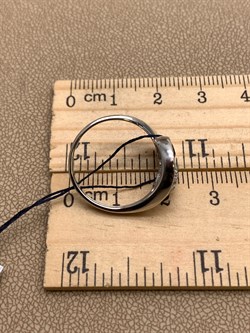 *Кольцо р.17,5 Белый Фианит арт. 01-1382/00КЦ-00-188 вес 3,40 г - фото 332440