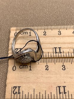 *Кольцо р.17 Белый Фианит арт. 01-1382/00КЦ-00-223 вес 2,98 г - фото 332450 *Кольцо р.17 Белый Фианит арт. 01-1382/00КЦ-00-223 вес 2,98 г - фото 332450