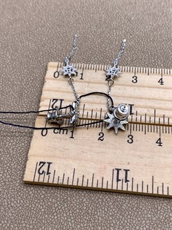 *Серьги Пусеты Звезды Белый Фианит арт. 02-1487/00КЦ-00-452 вес 1,86 г - фото 332531 *Серьги Пусеты Звезды Белый Фианит арт. 02-1487/00КЦ-00-452 вес 1,86 г - фото 332531