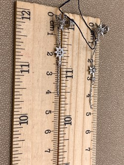 *Серьги Пусеты Звезды Белый Фианит арт. 02-1487/00КЦ-00-452 вес 1,86 г - фото 332532 *Серьги Пусеты Звезды Белый Фианит арт. 02-1487/00КЦ-00-452 вес 1,86 г - фото 332532