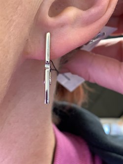 *Серьги Прищепки арт. 02-2386/0000-00-276 вес 3,74 г - фото 332543 *Серьги Прищепки арт. 02-2386/0000-00-276 вес 3,74 г - фото 332543