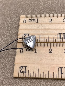 *Подвеска Белый Фианит арт. 03-1206/00КЦ-00-594 вес 1,15 г - фото 332593 *Подвеска Белый Фианит арт. 03-1206/00КЦ-00-594 вес 1,15 г - фото 332593