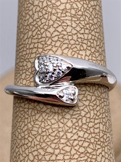 *Кольцо р.17,5 Белый Фианит арт. 01-1309/00КЦ-00-755 вес 2,99 г - фото 332599