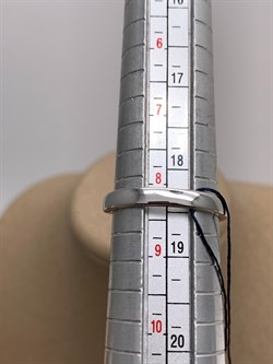 *Кольцо р.18,5 Белый Фианит арт. 01-1733/00КЦ-00-082 вес 2,65 г - фото 332606