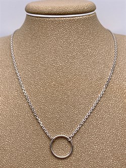 *Колье р.45 Якорь арт. НХ 22-1624-3-294 Вес 3,82 г - фото 332779