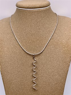 *Колье р.45 Снейк Пружина арт. НХ 22-1626-3-566 Вес 5,29 г - фото 333605 *Колье р.45 Снейк Пружина арт. НХ 22-1626-3-566 Вес 5,29 г - фото 333605
